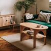 stolik owalny i komoda Home we wnetrzu 1 KOMODA / szafka HOME