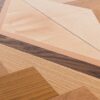 WOOD&PAPPER-06 STÓŁ rozkładany OKRĄGŁY PUZZLE II KILIM